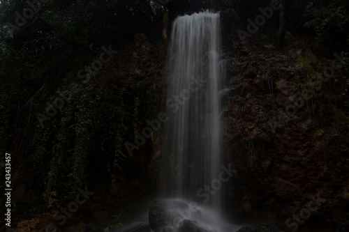  Water pouring from the waterfall