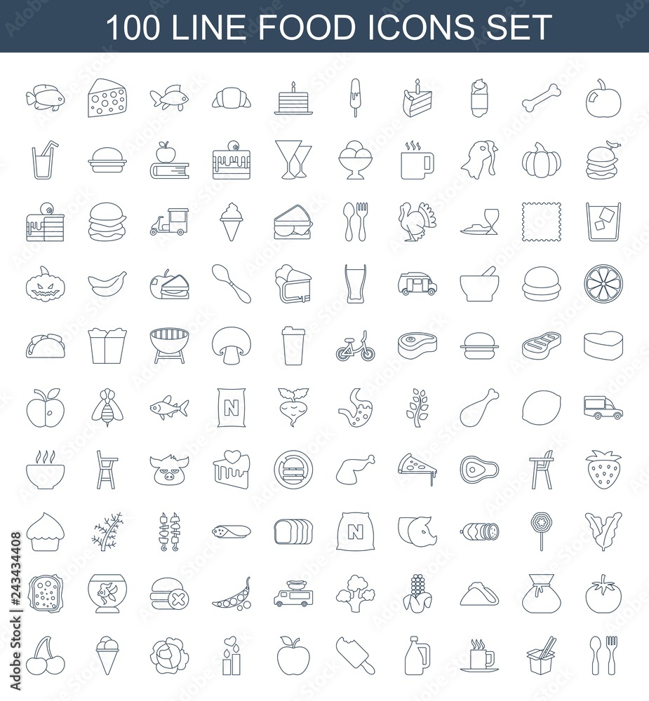 food icons food icons