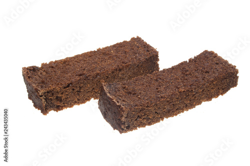 bread isolated on white background