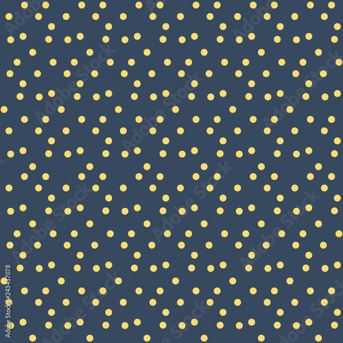 Night sky stars background dots seamless pattern