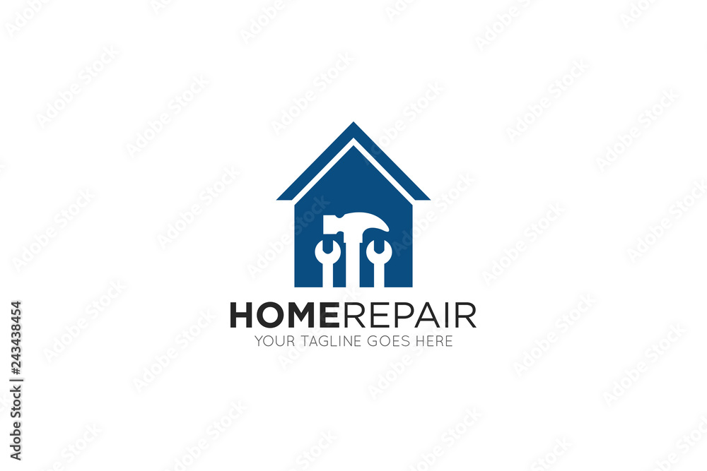 home repair logo and icon vector design template home repair logo and icon vector design template
