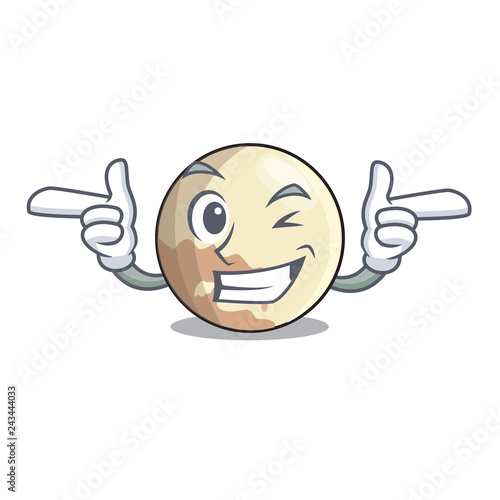 Wink image of planet pluto in character