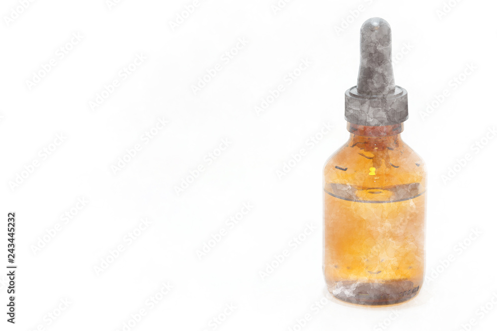薬品のビンとスポイト Dropper And Bottle Illustration Of Watercolor Painting Style Stock イラスト Adobe Stock 薬品のビンとスポイト Dropper And Bottle Illustration Of Watercolor Painting Style Stock イラスト Adobe Stock
