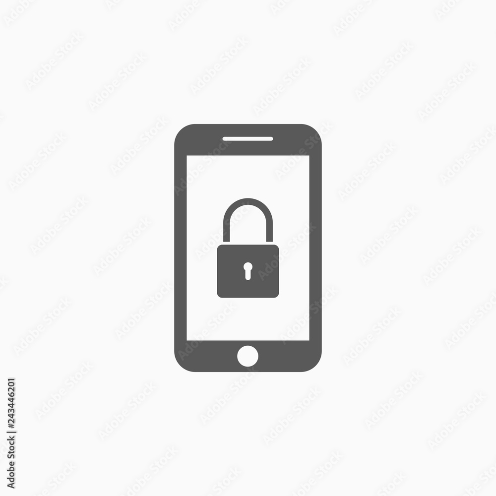 security mobile icon security mobile icon