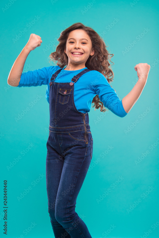 small kid fashion. small girl child with perfect hair. Childhood happiness. Happy little girl. Beauty and fashion. International childrens day. Perfect design. i am a winner small kid fashion. small girl child with perfect hair. Childhood happiness. Happy little girl. Beauty and fashion. International childrens day. Perfect design. i am a winner