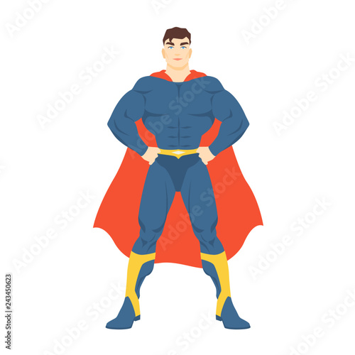 Male superhero or superman