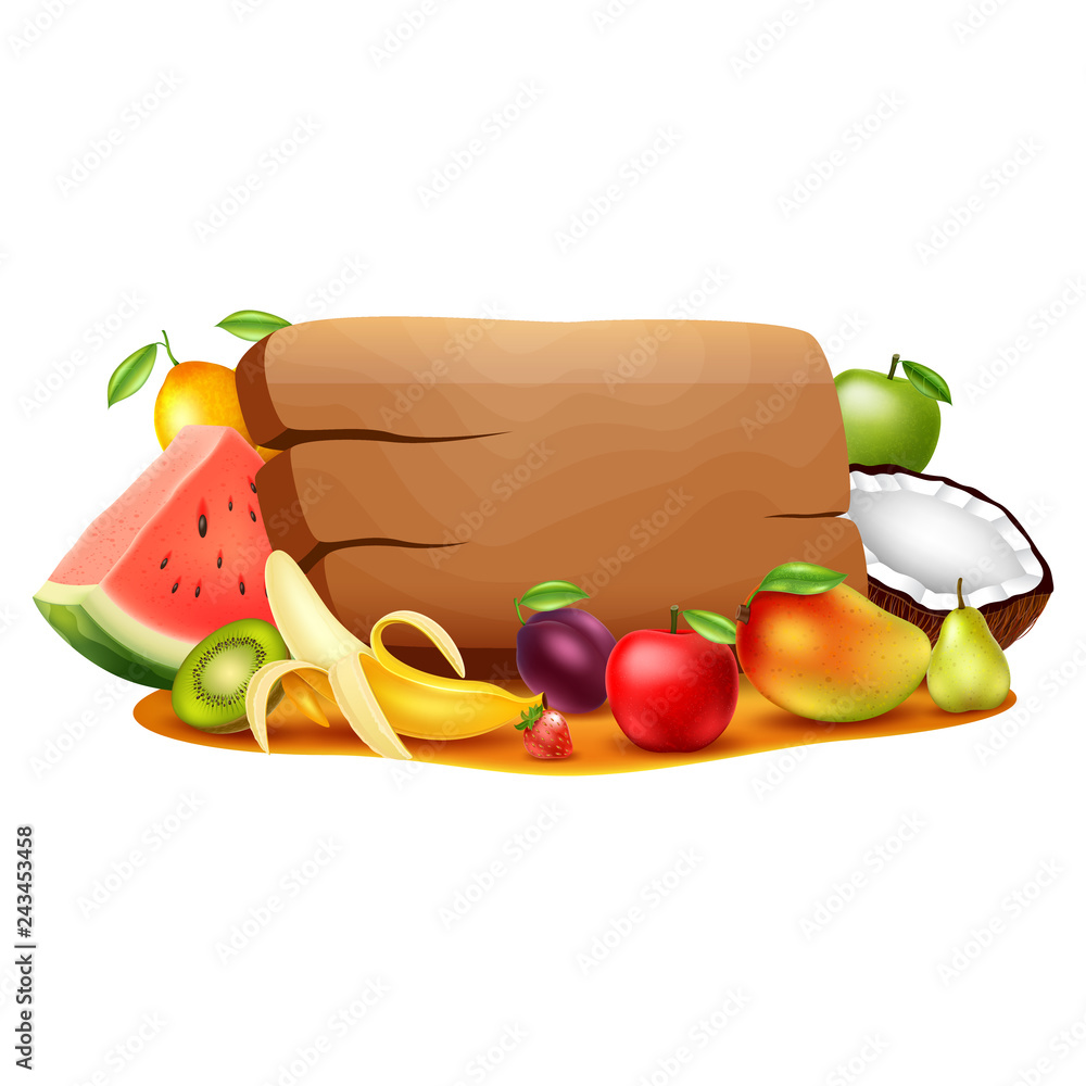 Fruits backround ,Vector illustration Fruits backround ,Vector illustration