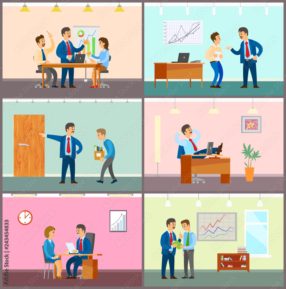 Business Meeting, Teamwork Brainstorming in Office Business Meeting, Teamwork Brainstorming in Office