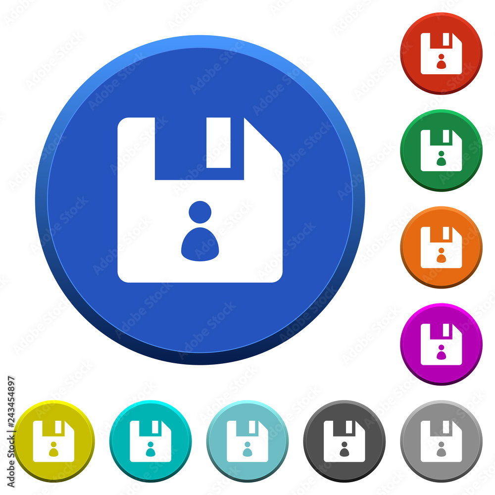File owner beveled buttons File owner beveled buttons