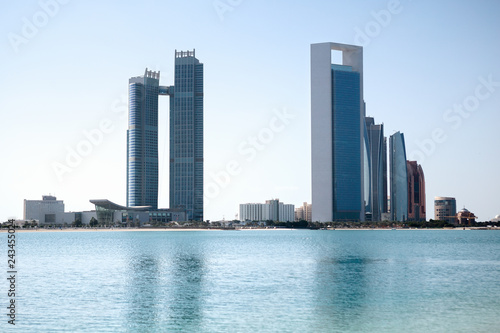 Abu Dhabi skyline, UAE © Sergey Kelin