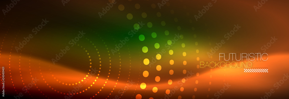 Vector neon red dotted abstract background Vector neon red dotted abstract background