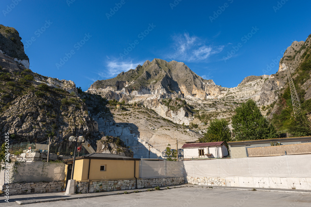 Apuan Alps Italy - Quarry of white Carrara Marble