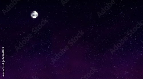 night moon sky