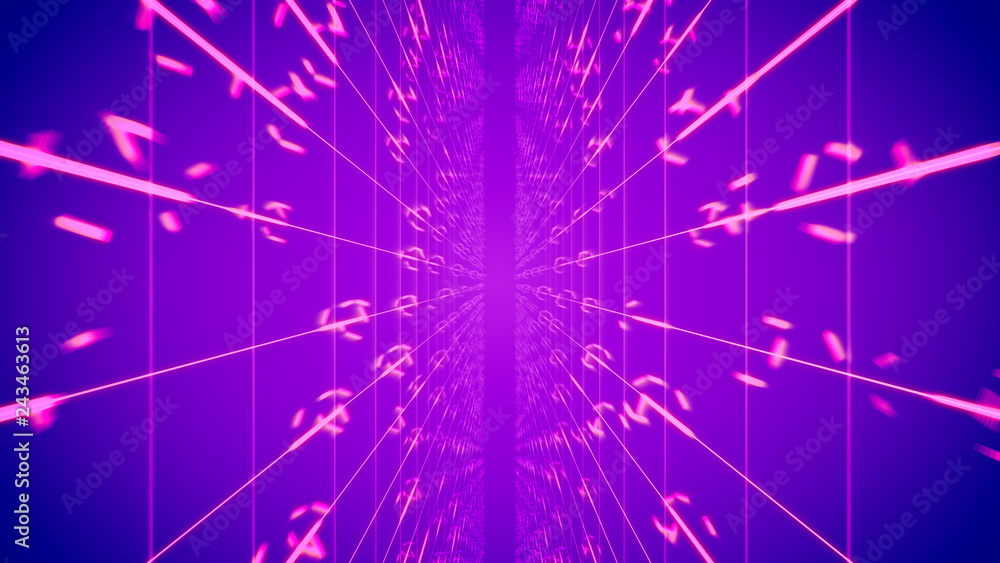 Plazma pink nets and violet background - obrazy, fototapety, plakaty 