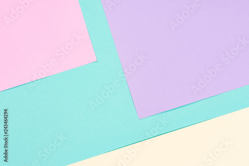 Obraz na płótnie abstract modern blue, pink, purple and yellow background with copy space w salonie