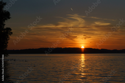 Sonnenuntergang am See