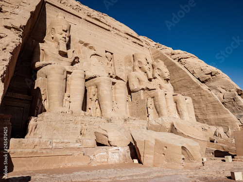 Great Temple of Ramesses II at Abu Simbel Egypt