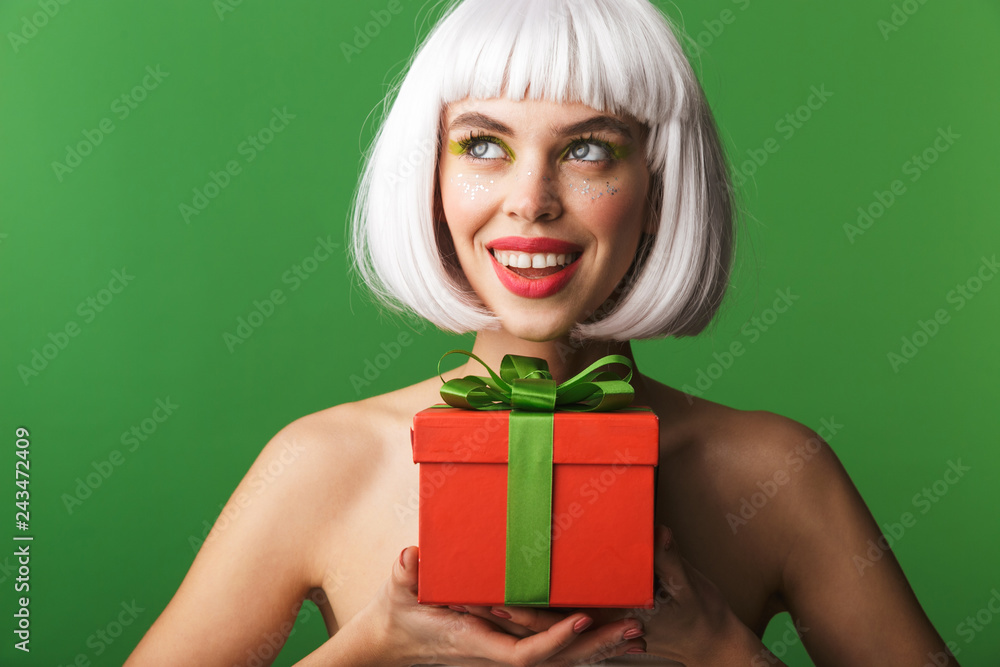 Attractive young topless woman Attractive young topless woman
