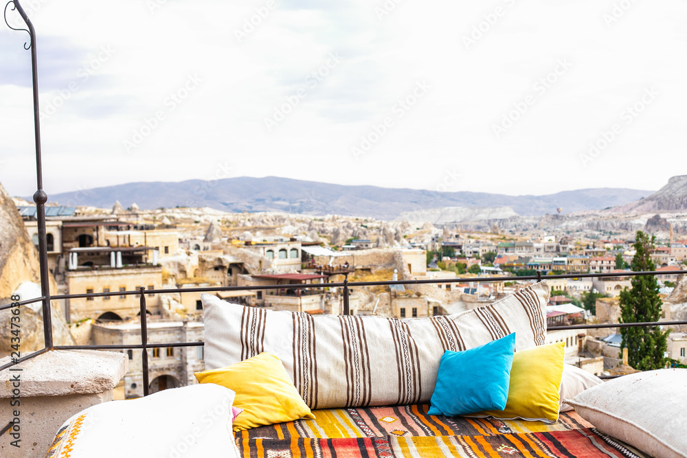 Fototapeta premium cappadocia at home in the mountains