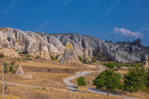 cappadocia at home in the mountains, vineyards