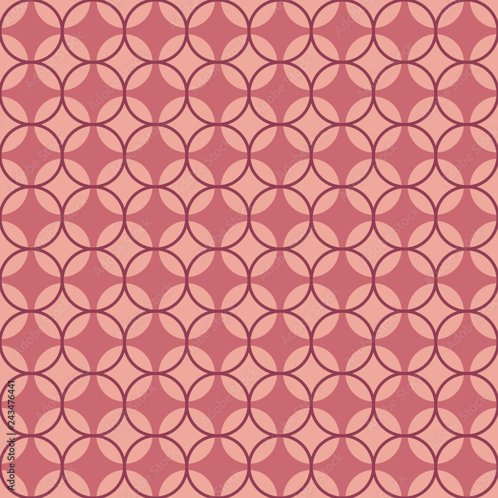 Fototapeta premium Seamless geometric pattern, retro style, textile and background