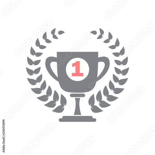 Business award icon on white background for graphic and web design, Modern simple vector sign. Internet concept. Trendy symbol for website design web button or mobile