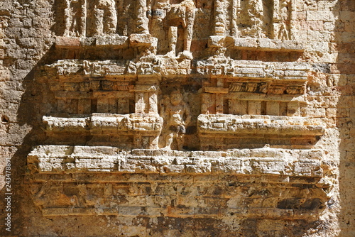 Kampong Thom, Cambodia-January 12, 2019: A temple called S10 at Prasat Yeah Puon in Sambor Prei Kuk in Cambodia photo