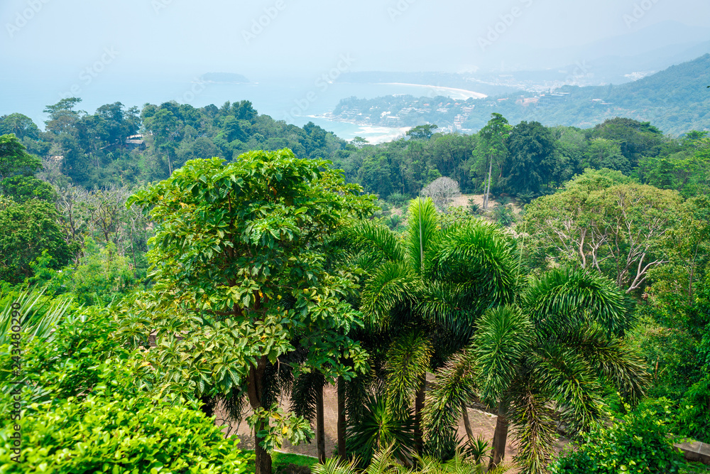 a nice view of the Kata beach of Phuket island of Thailand in a sunny weather a nice view of the Kata beach of Phuket island of Thailand in a sunny weather