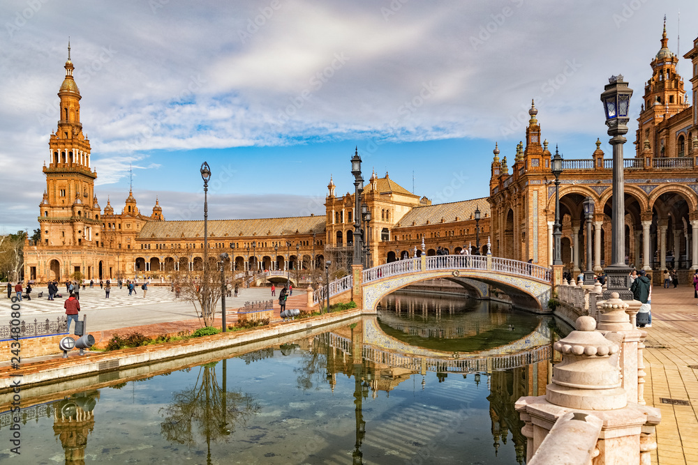 Fototapeta premium Plaza de España, Sevilla, Spain