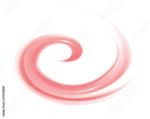 Abstract vector spiral background crimson colour