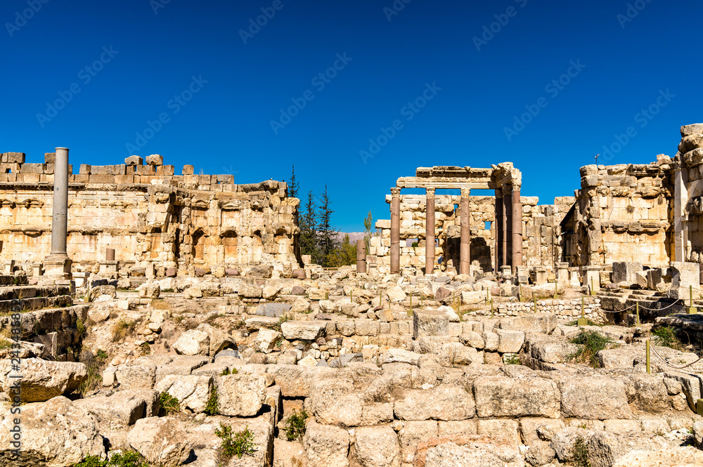 Ruins of the Jupiter Temple at Baalbek, Lebanon