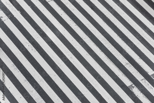 empty zebra crossing