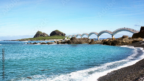 Sanxiantai Dragon Bridge. photo