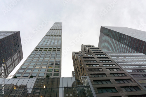 Skyscrapers  modern buildings in New York city
