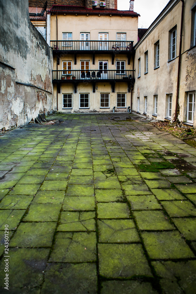 One of famous courtyards of Vilnius University