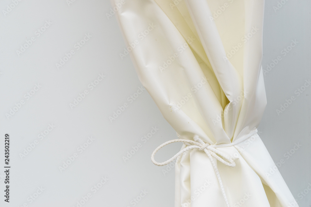 White party event tent detail White party event tent detail
