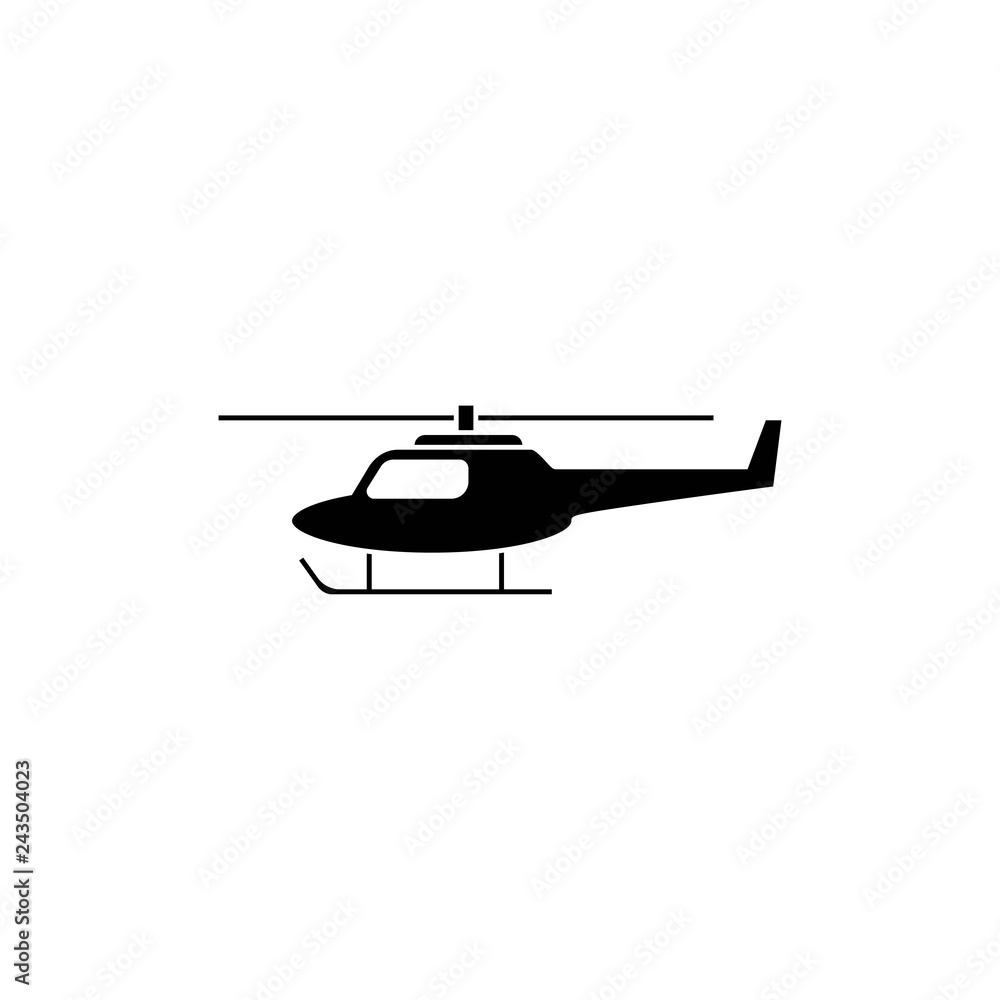 Helicopter monochrome icon with EPS 10 - jpeg format, simple and trendy flat style isolated on white background. Chopper illustration. - Vector Helicopter monochrome icon with EPS 10 - jpeg format, simple and trendy flat style isolated on white background. Chopper illustration. - Vector
