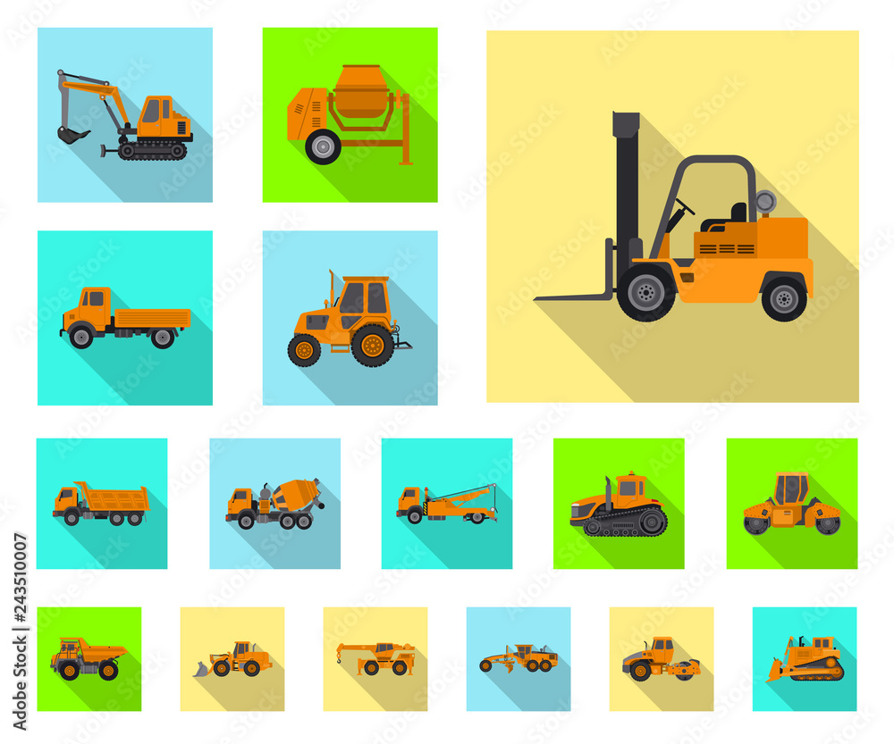 Vector illustration of build and construction icon. Collection of build and machinery vector icon for stock. Vector illustration of build and construction icon. Collection of build and machinery vector icon for stock.