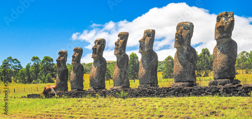 Ahu Akivi Easter Island photo