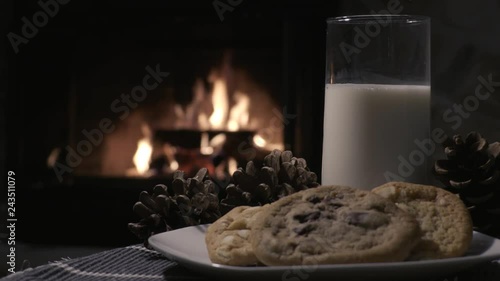 Christmas Cookie Fireplace - bonfire 