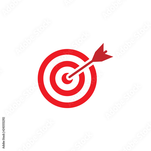 Target icon graphic design template vector