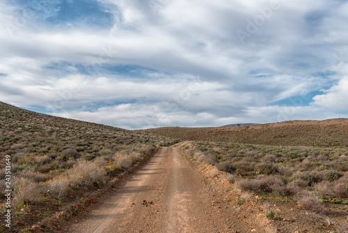 Road landscape in the Tankwa Karoo