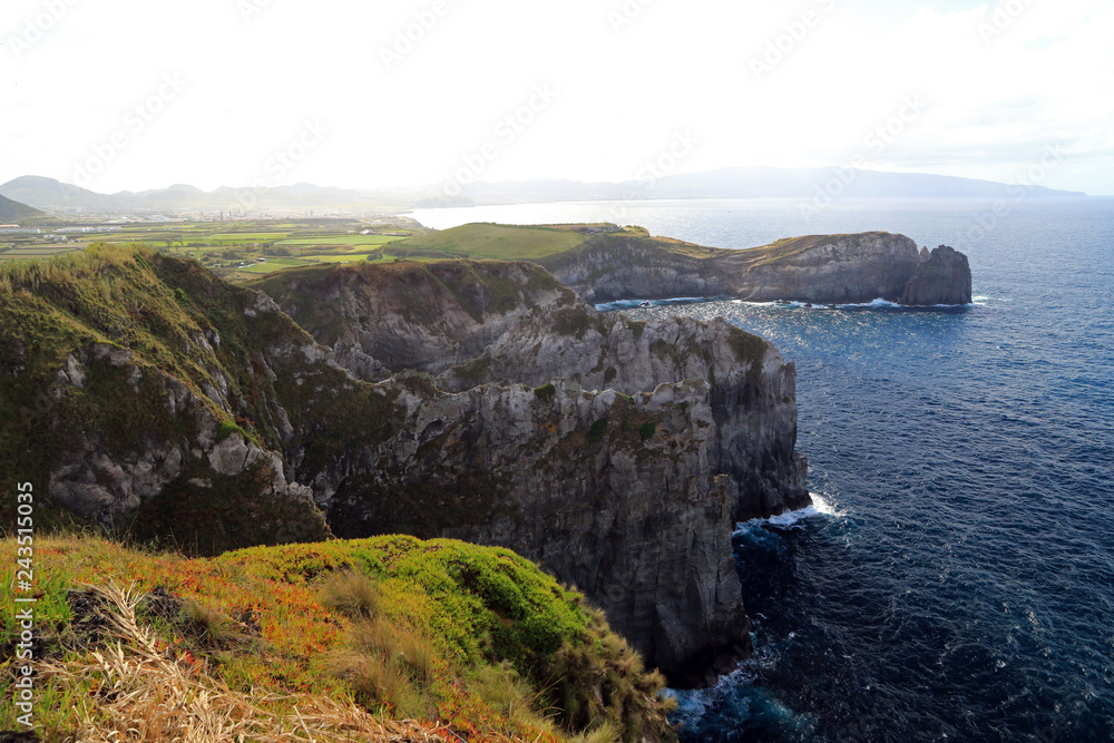 Cliffs, Sao Miguel Island, Azores, Portugal