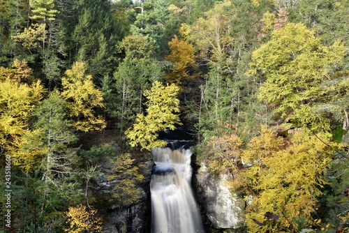 Autumn waterfall  photo