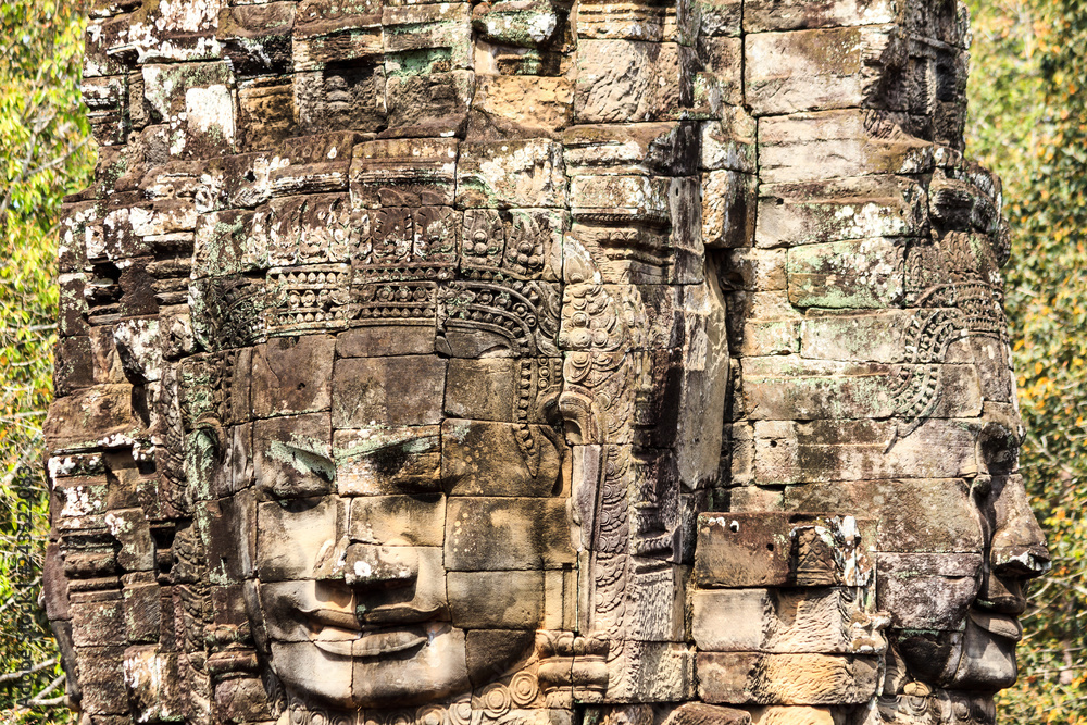 Angkor Thom Buddhist Temple. Cambodia
