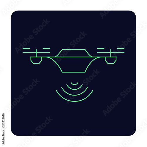 SURVEYING, Icon in line art style, Easy to edit, Vektor