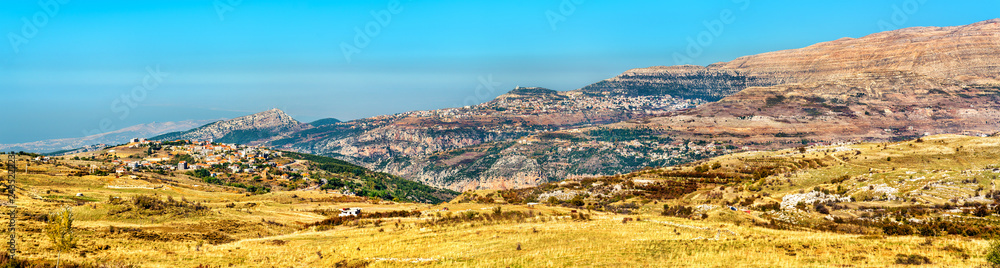 Landscape of Kadisha Valley in Lebanon