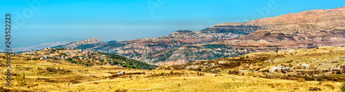 Landscape of Kadisha Valley in Lebanon