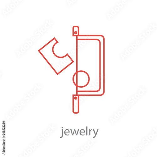 Set of professional jeweler tools and working stages jeweler