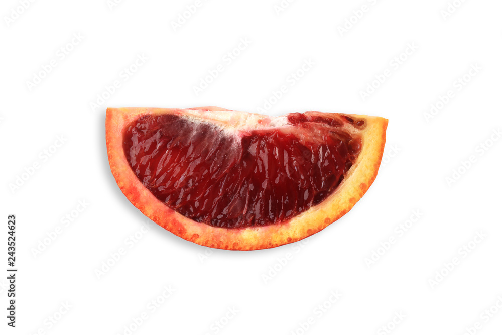 Sicilian red orange isolated on white background Sicilian red orange isolated on white background